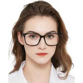 MARE AZZURO Large Reading Glasses 1.5+ Women Fashion Readers 1.0 1.25 1.5 1.75 2.0 2.25 2.5 2.75 3.0 3.5 4.0 5.0 6.0 (Black, 1.50)
