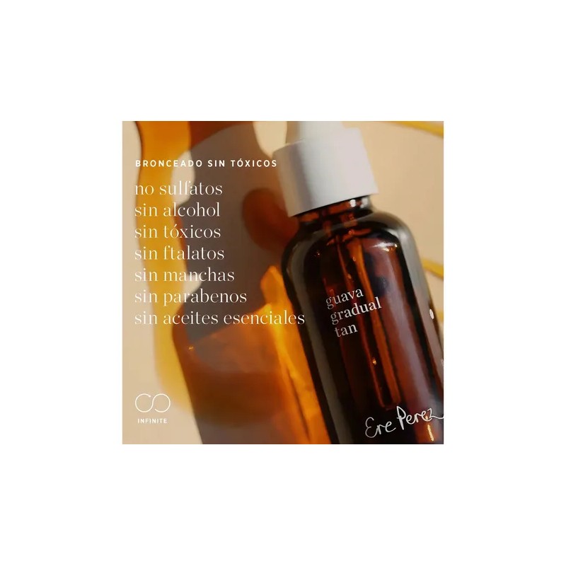 Ere Perez Bronceador Gradual Aceite Piel Sensible Facial Guayaba 30ml