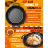 Cast Iron Dutch Oven for Sourdough Bread Baking, Pre-Seasoned 5QT