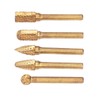 5Pcs Grinding Bit Head Rotary File Burr Double Cut Tool