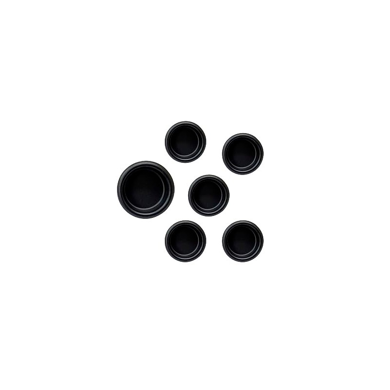 QCAA Solid Brass Finger Pull, 3/4", US10B ORB Oil-Rubbed Bronze,