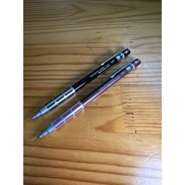 Pentel Graph 1000 Limited Edition Mechanical pencil set of 2 Pearl Black And Red