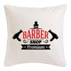 Barber – Zierkissenbezug 40x40 cm Baumwolle – Shop Friseur Friseuse