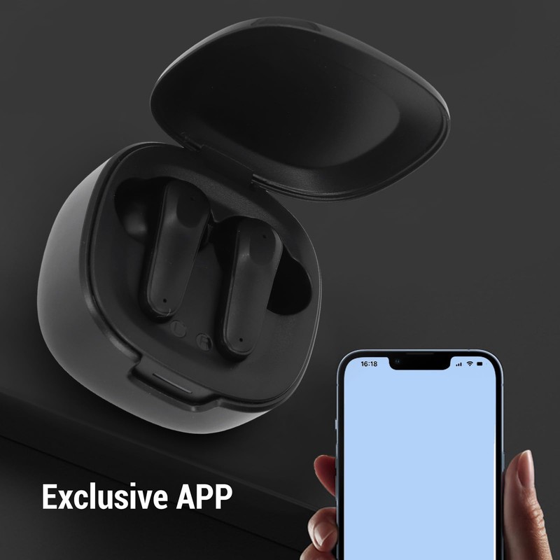 Language Translator Earbuds, AI Translation Headphones with 144 Languages, Two-Way