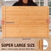 Sintuff 30 x 20'' Extra Large Bamboo Cutting Board Stove