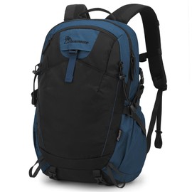 MOUNTAINTOP 30L Hiking Backpack Men Women Trekking Backpack Outdoor Backpacks with Rain Cover for Camping Hiking Travel, blue