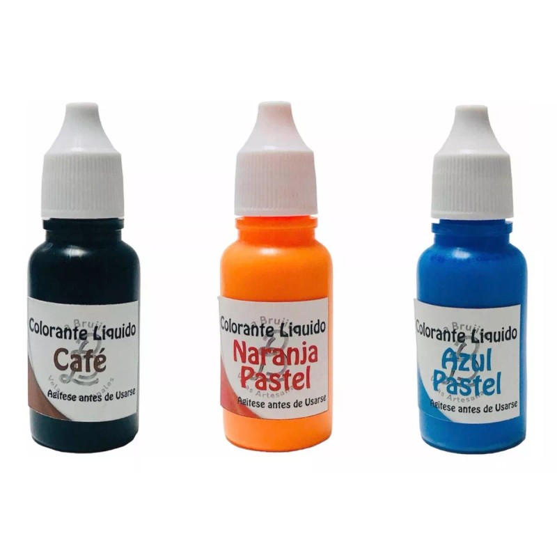 La Brujita Wax 6 Colorantes Líquidos Para Velas Concentrado. 15