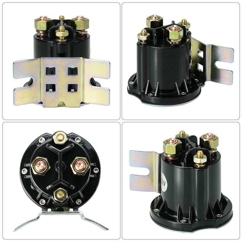 Starter Solenoid 4 Terminal 12 Volt Max 800A Compatible with