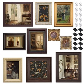 10 Pack Vintage Picture Frames for Wall or Tabletop Display Ornate Vintage Picture Frames Vintage Wall Art for Gallery Bedroom Living Room Antique Photo Frame for Wall Décor