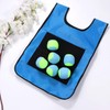 BEOIUCZZY Pack of 2 Sticky Ball Vest, Dodgeball Game Set,