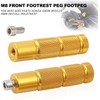 Mokuo CNC Motorcycle Foot Pegs in Aluminum Alloy Material Fit