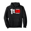 Weighted Calisthenics Dip Station Plates 1-RM Pullover Hoodie, black
