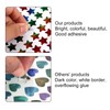 60 Sheet 3285 Pcs Holographic Foil Stickers, Sparkly Holographic Kids
