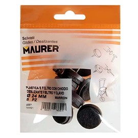 Brick 5130135 DESLIZANTE Maroon with Felt 24 (Pack of 8