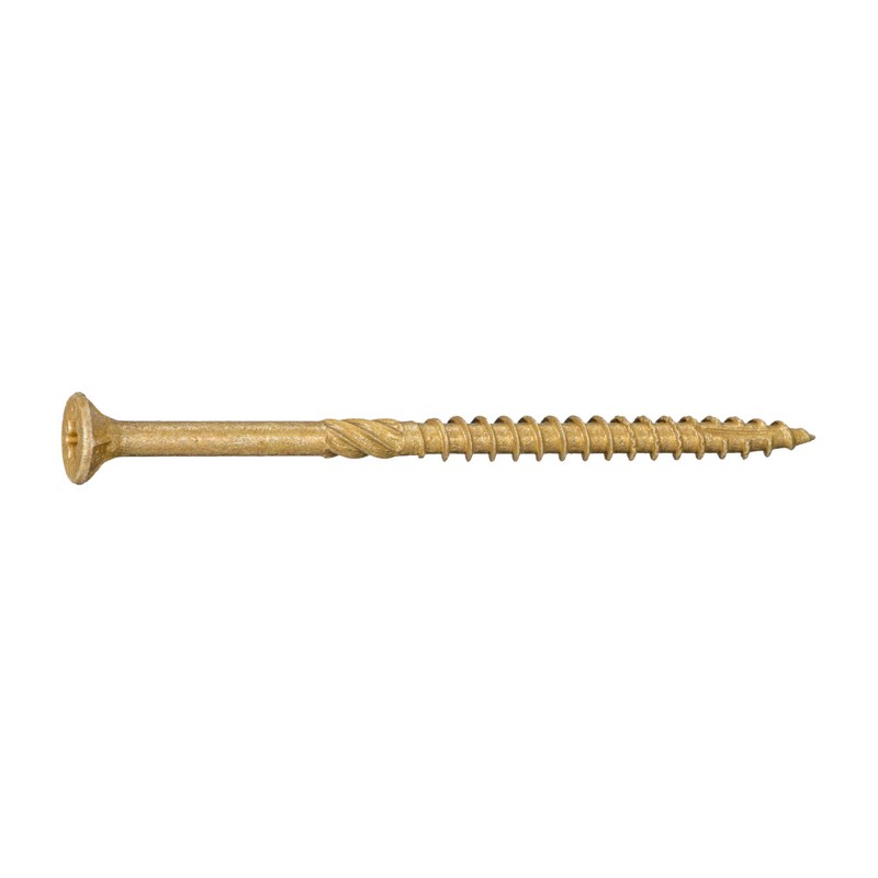 #10 x 3-1/2" Saberdrive Tan XL1500 Coated Exterior Star Drive