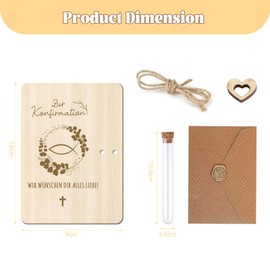 svpfuo Confirmation gift, girl's confirmation gift, confirmation gift for boys, money gifts, communion, suitable for birthdays, weddings, Christmas, christenings and other celebrations