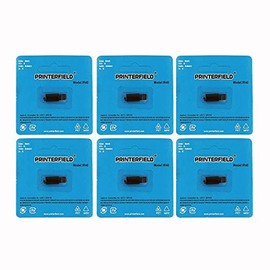 Printerfield 6 Pack Compatible Calculator Printer Ribbon Ink Roller IR40 IR-40 for XE-A101, XE-A102, XE-A106, XE-A110 and XE-A120 Cash Register Ink Roller - Black