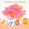 URAQT Hair Rollers No Heat, 24pcs Hair Curlers Styling Kit