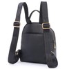 Catwalk Collection Handbags - Small Leather Fashion Backpack For Women