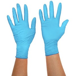 Shield Medium Nitrile Gloves. Powder Free - Box of 100 by Shield