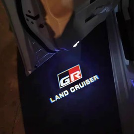 Courtesy Light, Car Courtesy Lamp, Toyota Land Cruiser Rank 300 Series Logo Courtesy Light, Door Light, Set of 2 Doors, Fits Land Cruise 300 (GR LAND CRUISE)
