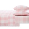 Wake In Cloud - Gingham Bed Sheets, 4-Piece Sheet Set,
