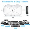 Foldable Car Umbrella Cover Protect Vehicle from UV Sun UPF50+