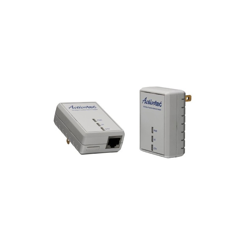 Actiontec PWR511K01 500 Mbps HomePlug HD Powerline Wall Plug Network