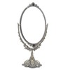 MakeUp Mirror EuropeanStyle Metal Retro DoubleSided Mirror for Bathroom Bedroom
