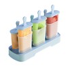 Honsen Popsicle Molds Set 6 Pieces Ice Popsicle Maker-BPA Free,Easy-Release