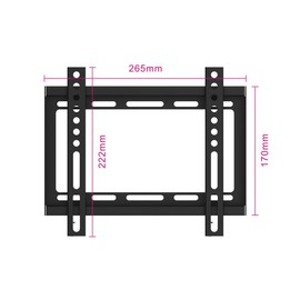 Easy Fix TV Wall Mount M Ultra-thin wall mount for TVs from 23 inch up to 42 inch