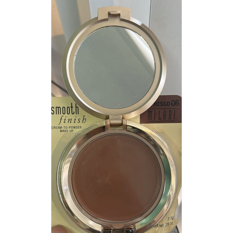 MILANI Smooth Finish Cream To Powder Face Makeup #06 ESPRESSO