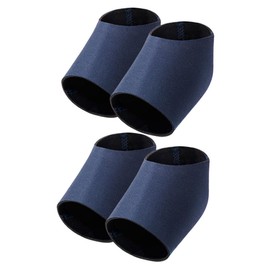 TOVINANNA 2 Pairs of Reusable Heel Socks for Dry Cracked Feet Portable Washable Foot Covers Comfortable Moisturizing Sleeves for Men and Women for Everyday Use