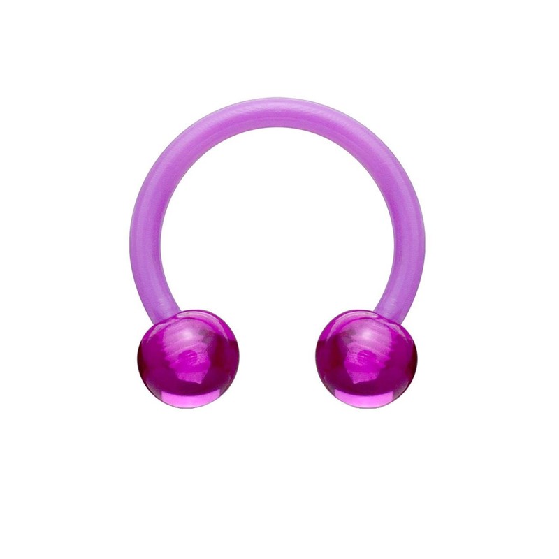 beyoutifulthings Horseshoe Piercing Acrylic Universal Piercing Nipple Nose Septum Ear