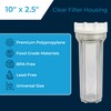SpiroPure Clear Water Filter Housing 10 inch / 2.5 x