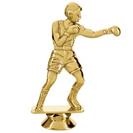 11" Boxing Male Trophies - Boxing Male Silver Trophy Awards