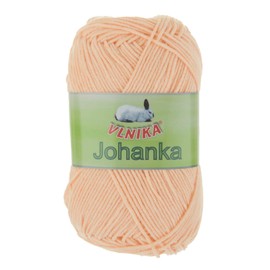 Johanka Knitting Yarn 50 g Knitting Wool Hand Knitting Yarn Classic Yarn Summer Yarn Choice of Colours Colour: 090 Apricot