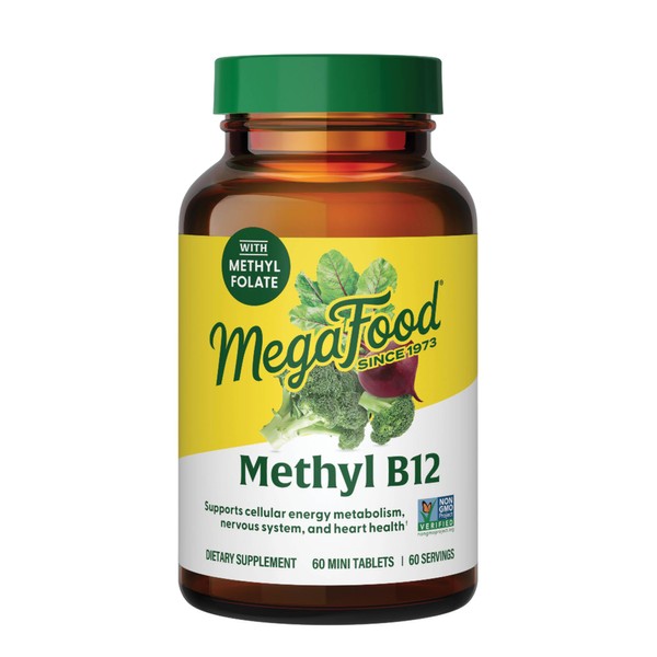 MegaFood MegaFood Methyl B12 - Vegan - Includes Methyl Folate,