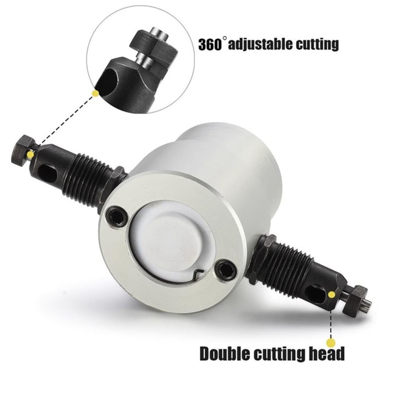 Double Head Sheet Metal Cutter Metal Nibbler Tool Sheet Nibbler