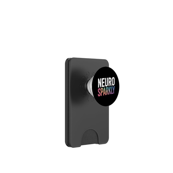 Retro Neurodivergent Neuro Sparkly Autismus Spectrum ADHS PopSockets PopWallet für