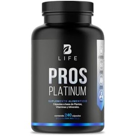 B Life Pros Platinum con Criuelo Africano para Hombres 240 Cápsulas