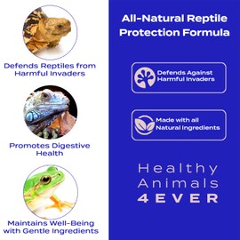HA4E - Reptile Protection Formula - Defends Against Internal & External Health Threats - Supports Digestive Health & Vitality - Safe, Gentle Care - 300 Tablets