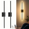 iThird Battery Operated Wall Sconces Set of 2: 10000mAh Rechargeable