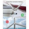HZSIFU Boat Rail Fitting for 7/8'' Tube, Marine Stainless Steel