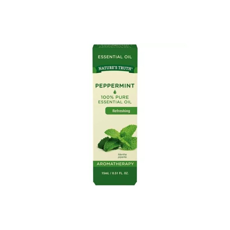 Nature's Truth Aromatherapy Peppermint Pure Essential Oil Refreshing 0.51 Ounce