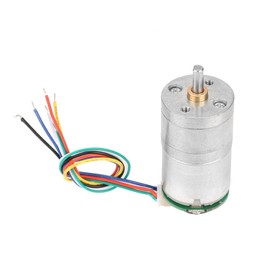 Motor de engranajes, codificador de 12V GM25-310 DC Motor de engranajes de reducción de velocidad con encoder y cable para abridor de ventanas, abridor de puertas, mini molinete(DC12 70RPM)