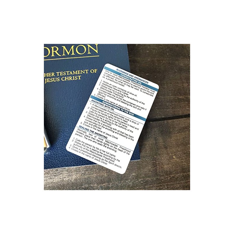 Pocket Priesthood Ordinance Card