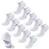 The Essentials Wardrobe 10PK Mens Peformance Trainer Liners - UK