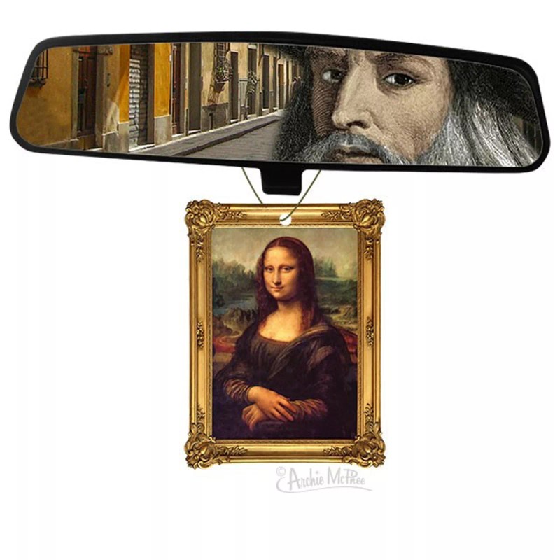 Accoutrements Masterpiece - Mona Lisa Air Freshener - Novelty Fun