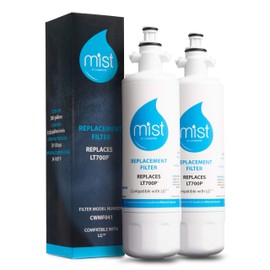 Mist Kenmore 9690 Water Filter Replacement Compatible Models: LG LT700P, ADQ36006101, ADQ36006102, Kenmore Elite 795, 46-9690, WF700, RFC 1200A, LFX31925ST, LFXS32766S, 2 Pack